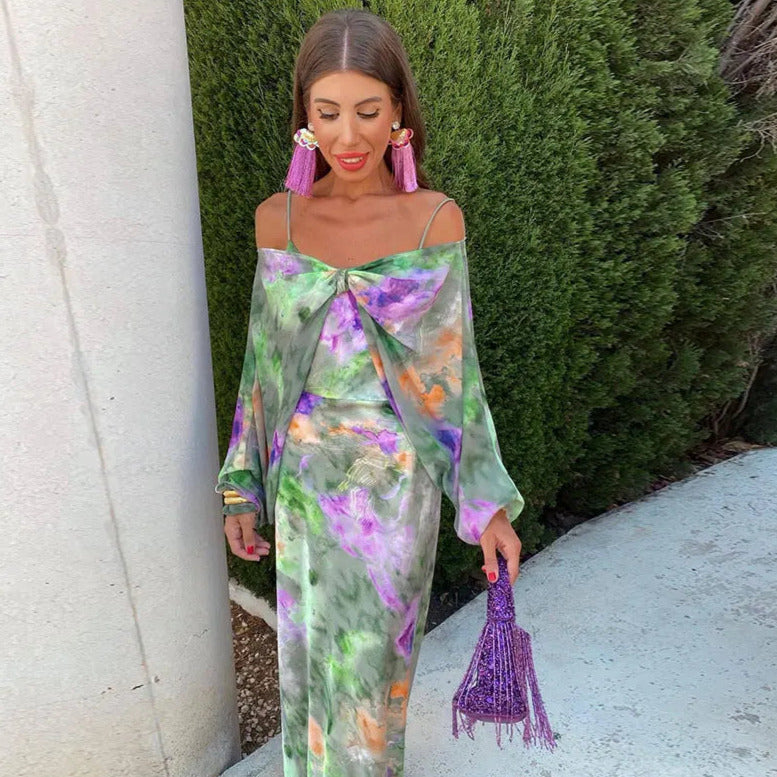 Women's - Floral Maxi Dress - Summer Style