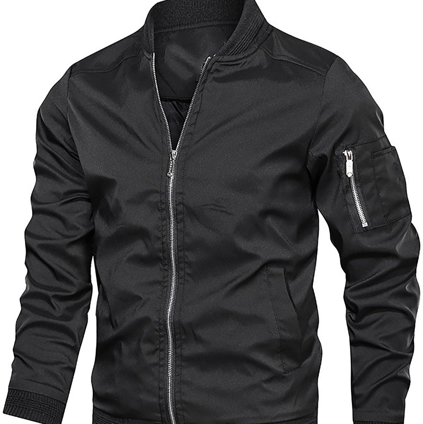 Men's - Stylish Bomber Jacket - 5 Unique Designs - Trendy Outerwear