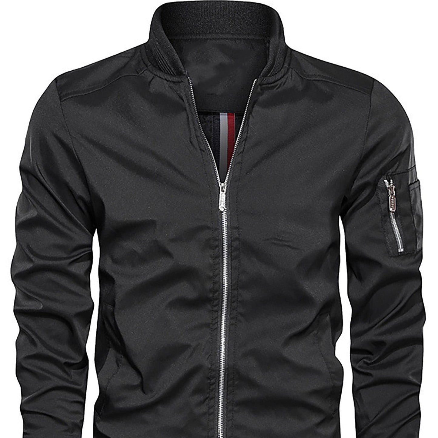 Men's - Stylish Bomber Jacket - 5 Unique Designs - Trendy Outerwear