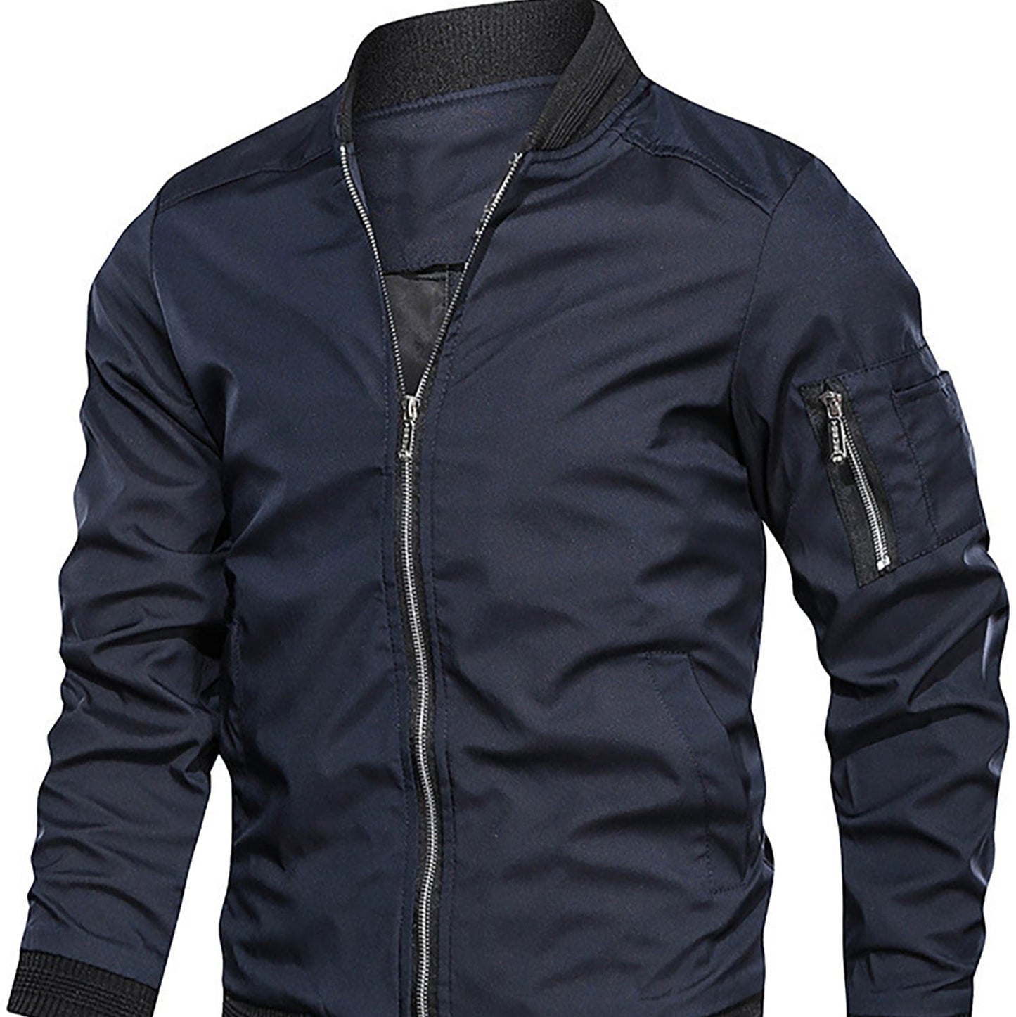 Men's - Stylish Bomber Jacket - 5 Unique Designs - Trendy Outerwear