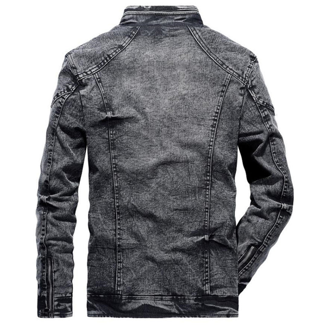 Men - Jacket - Denim - Stand Collar Fit