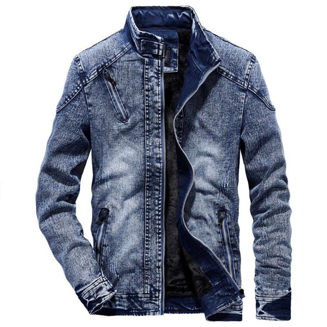 Men - Jacket - Denim - Stand Collar Fit