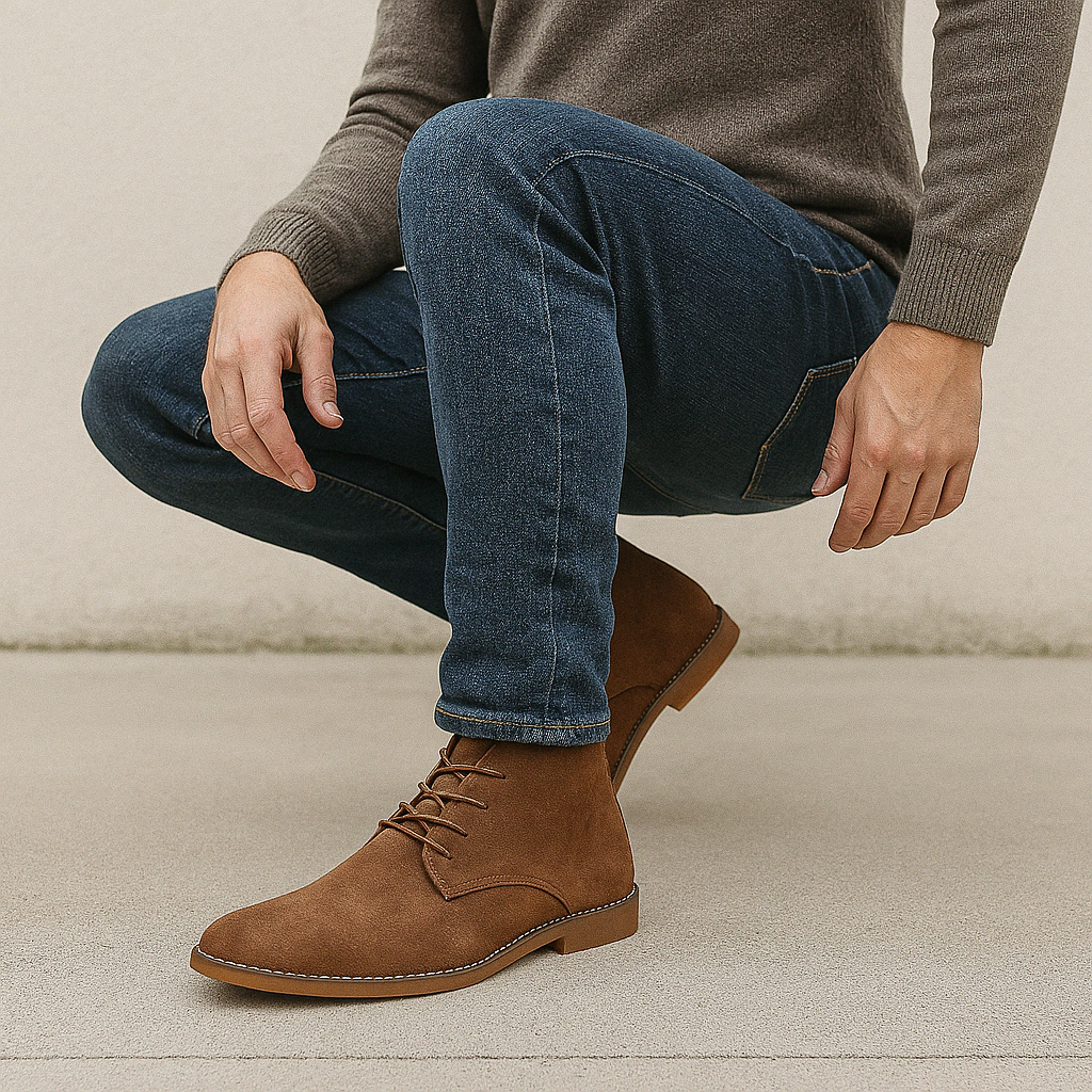 Men's - Elegant Shoes - Classic Leather Style - Elegant Footwear for Formal Occasions