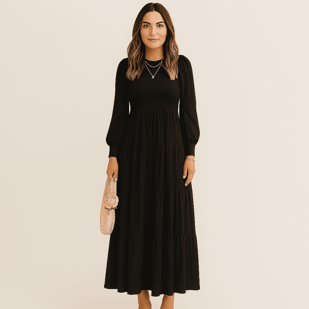 Women's - Trendy Dress - Comfortable Fabric - Stylish Everyday Wear for Any Occasion - Perfect for Every Wardrobe