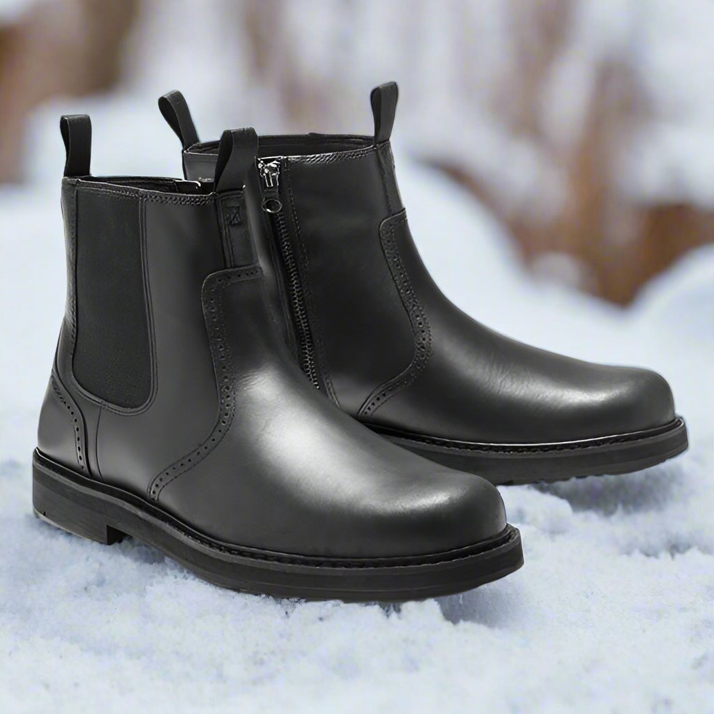 Men's - Chelsea Suede Boots - Smart Casual Look