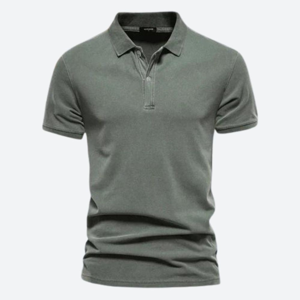Men's - Casual Polo Shirt - Comfortable Fit