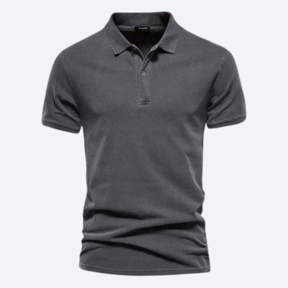 Men's - Casual Polo Shirt - Comfortable Fit