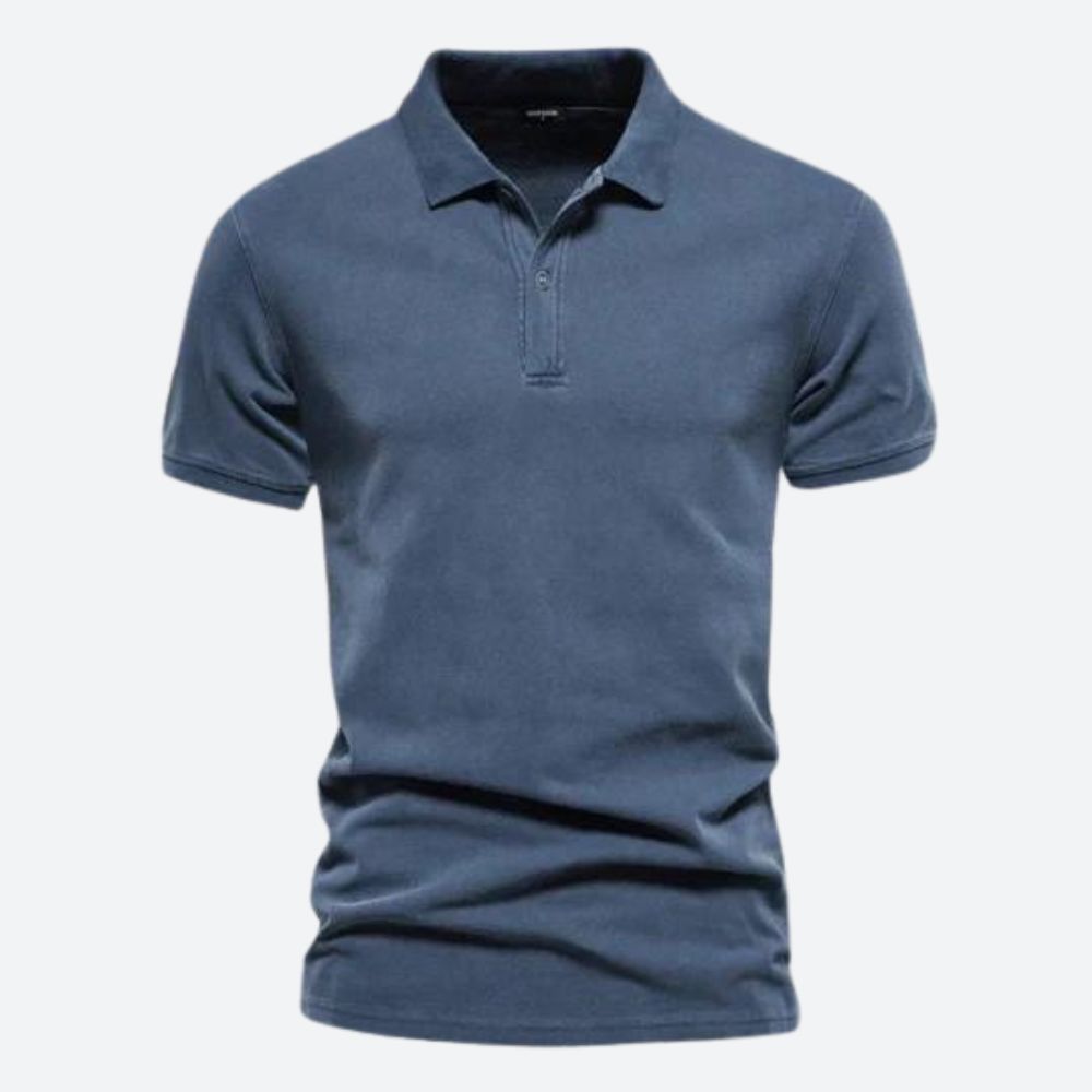 Men's - Casual Polo Shirt - Comfortable Fit