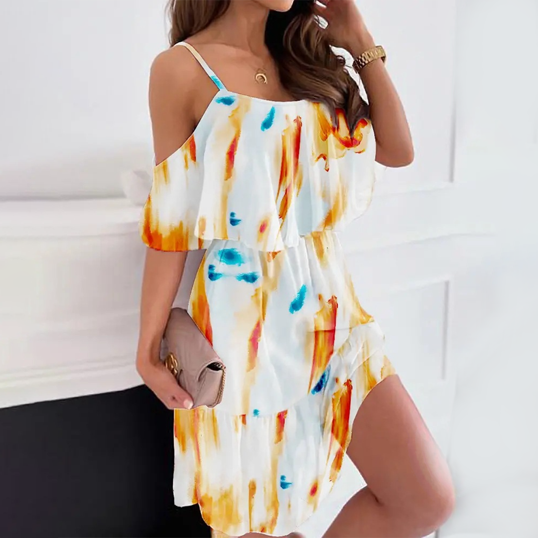Women's - Stylish Summer Dress - Floral Design