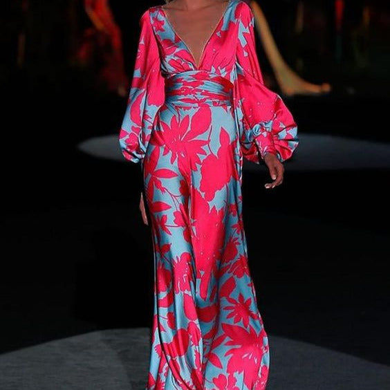 Women's - Summer Floral Dress - Stylish Chic