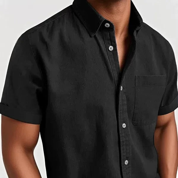 Men's - Classic Fit Shirt - Casual Button-Down