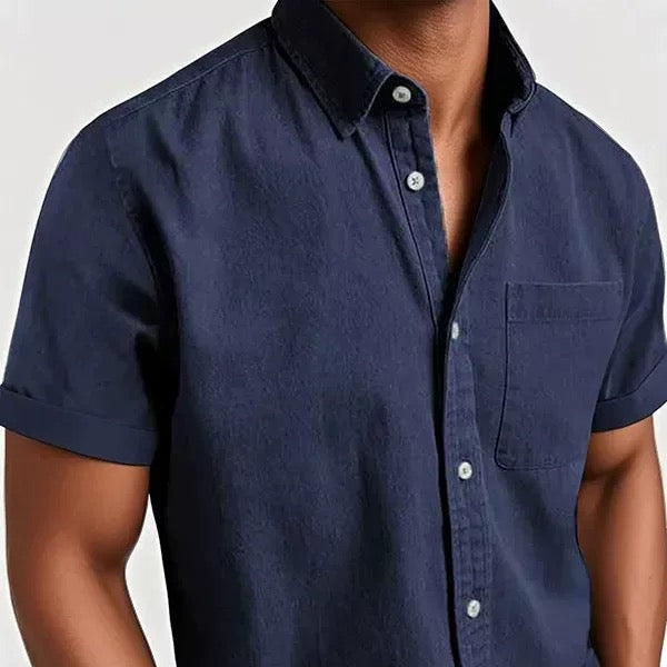 Men's - Classic Fit Shirt - Casual Button-Down
