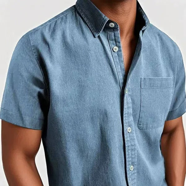 Men's - Classic Fit Shirt - Casual Button-Down