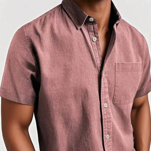 Men's - Classic Fit Shirt - Casual Button-Down