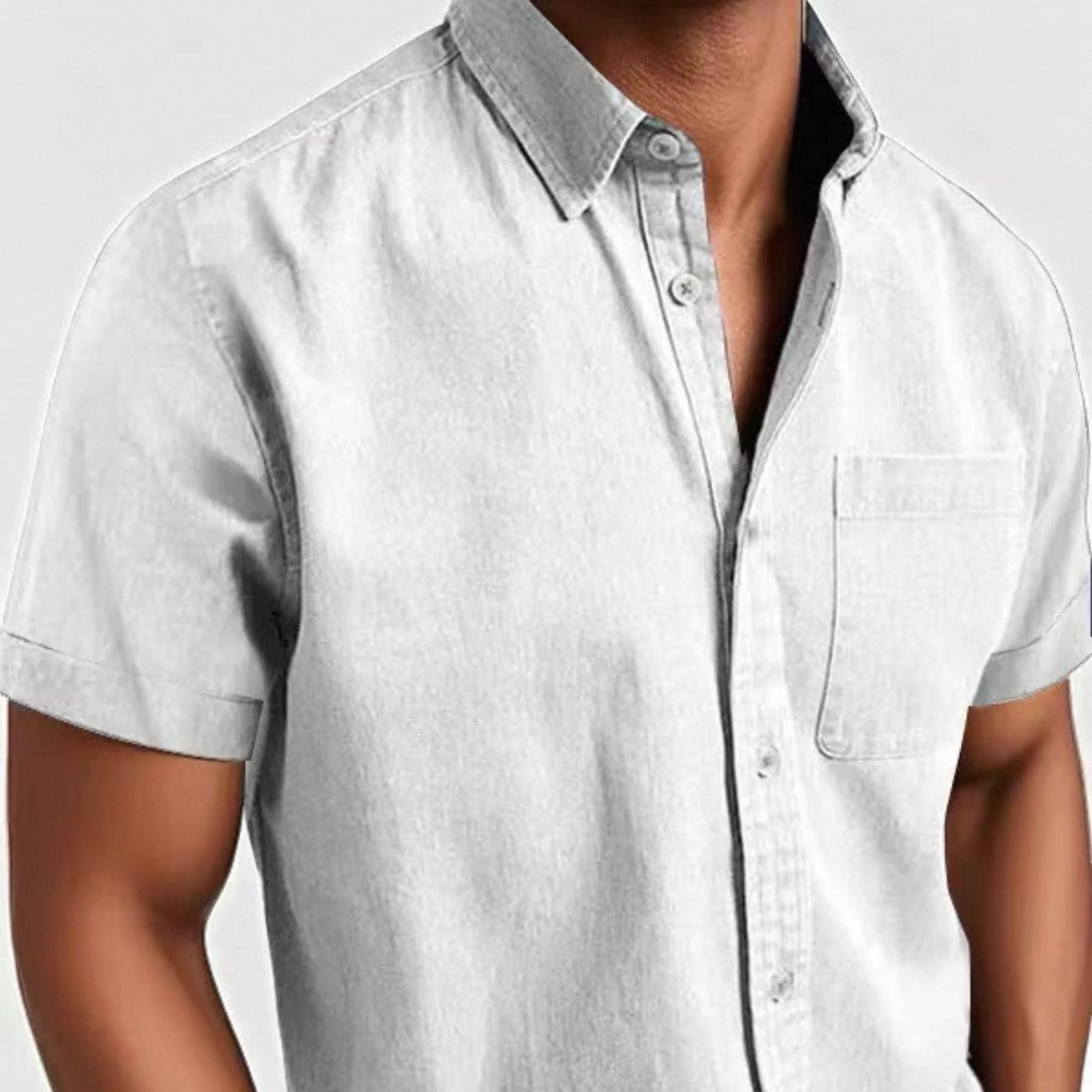 Men's - Classic Fit Shirt - Casual Button-Down