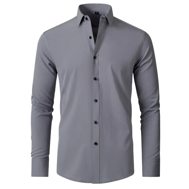 Men's - Wrinkle-Free Button-Down Shirt - Classic Fit