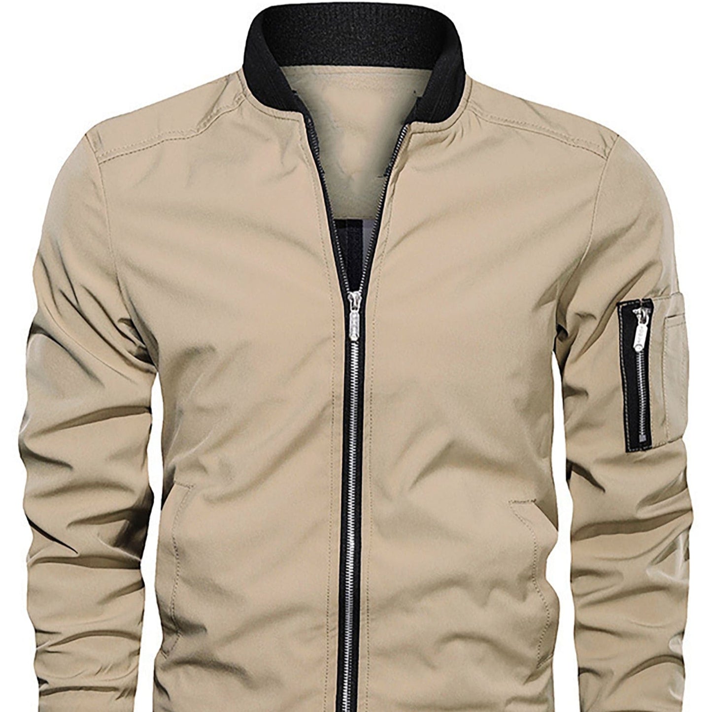 Men's - Stylish Bomber Jacket - 5 Unique Designs - Trendy Outerwear