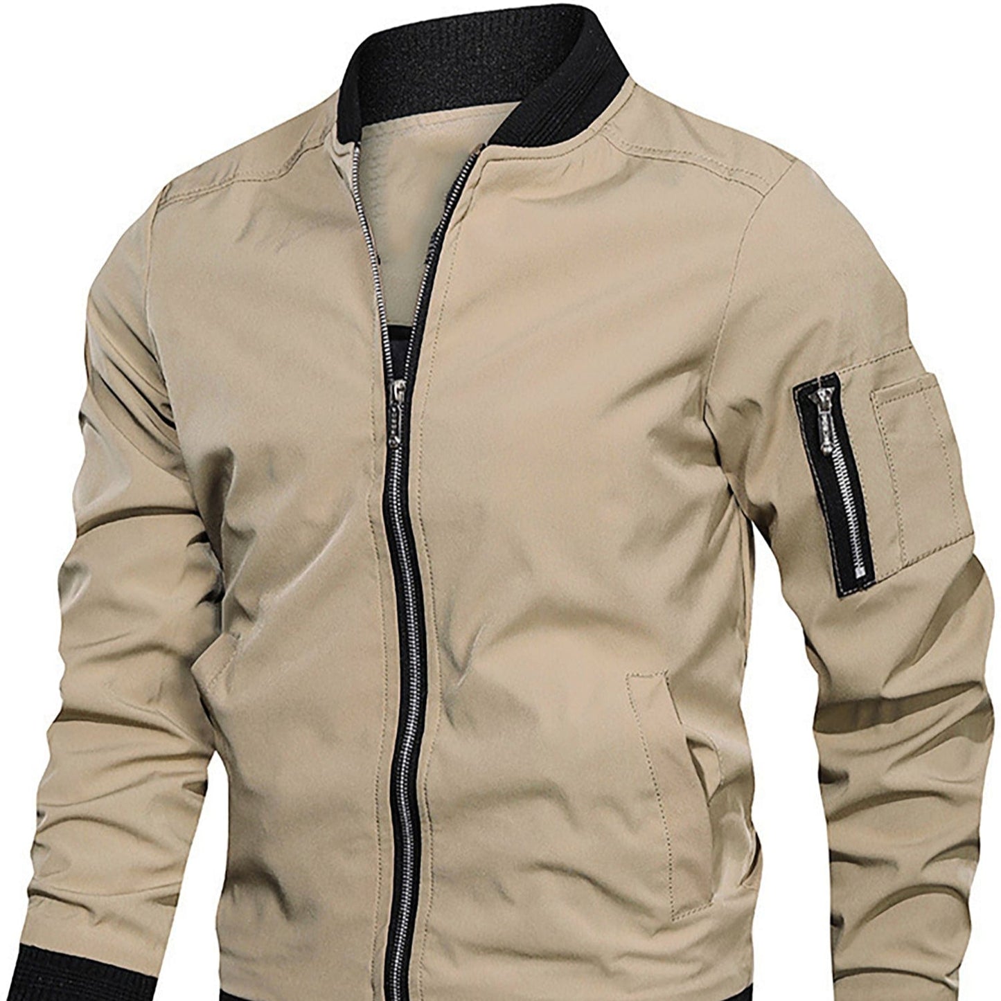 Men's - Stylish Bomber Jacket - 5 Unique Designs - Trendy Outerwear