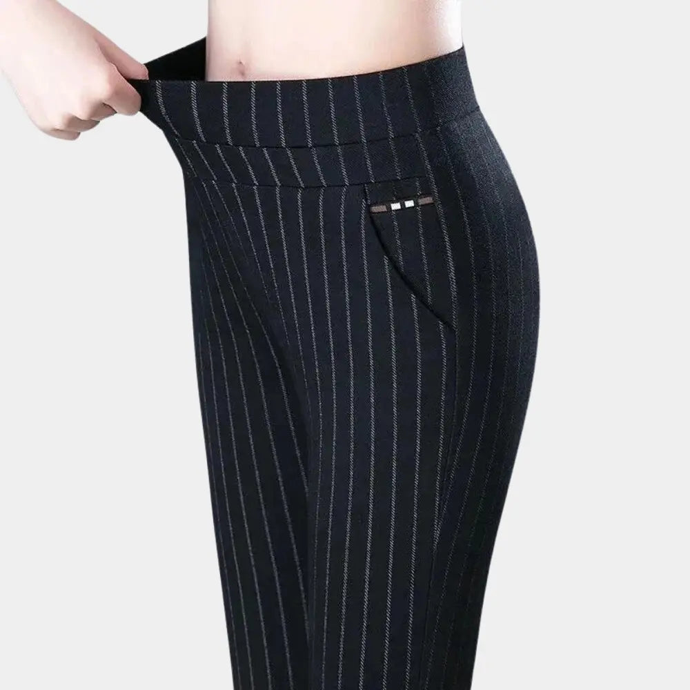 Women's - Stretch Pants - Comfortable Fabric - Effortlessly Stylish for Casual Outfits - Ideal for Everyday Wear