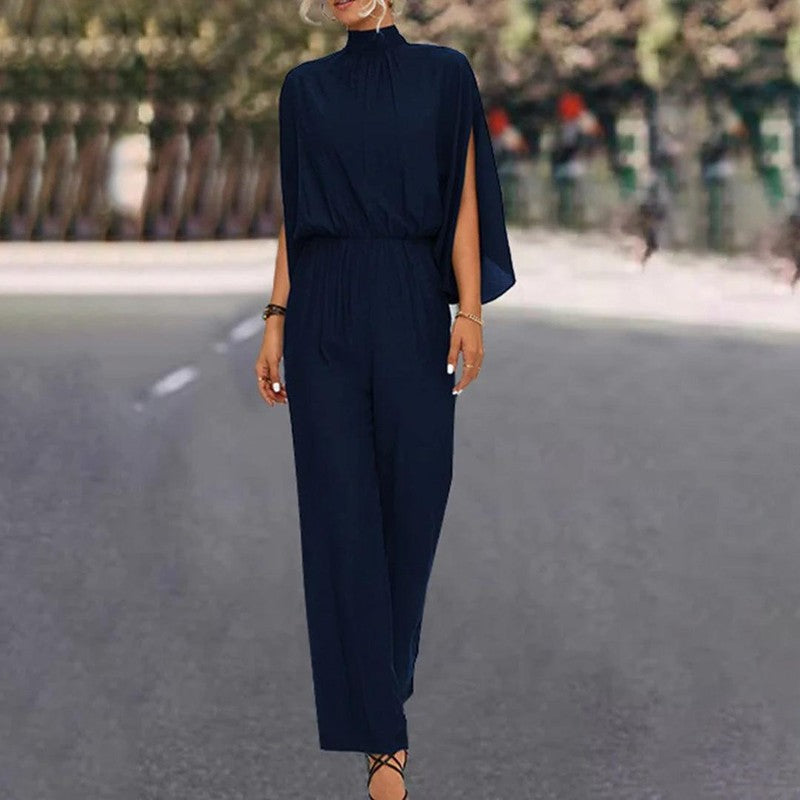 Women's - Chic Summer Jumpsuit - Lightweight Fabric - Versatile & Stylish Design for Effortless Elegance