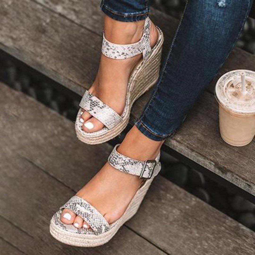 Women’s - Wedge Slipper Heels – Elegant & Comfortable