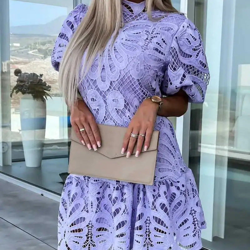 Women's - Floral Summer Dress - Lightweight & Stylish