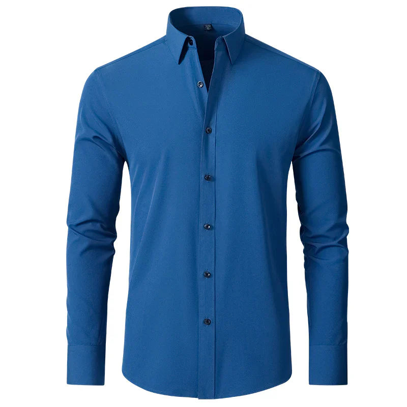 Men's - Wrinkle-Free Button-Down Shirt - Classic Fit