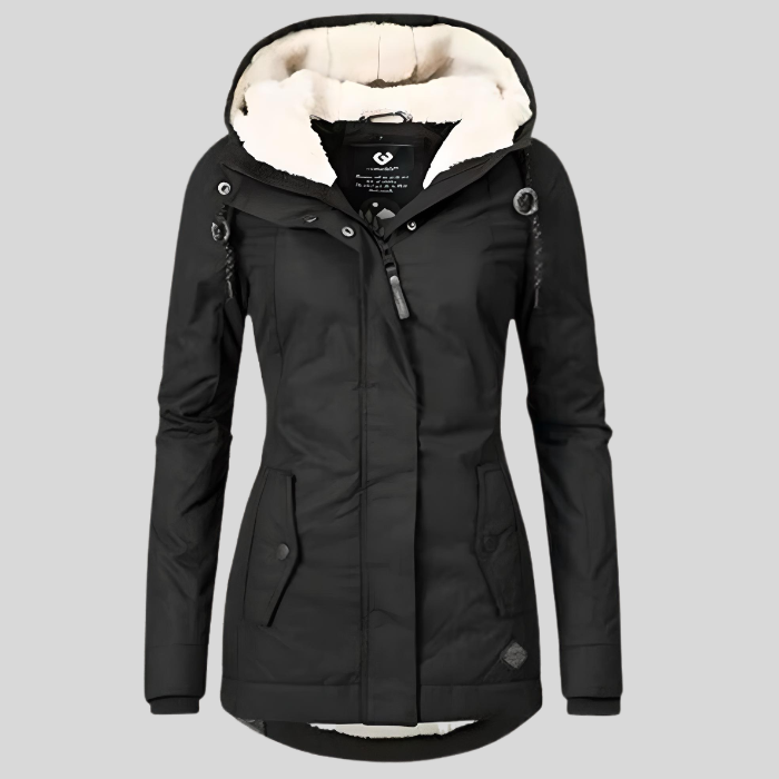 Women's - Extended Waterproof Winter Jacket - Insulated & Stylish Outerwear
