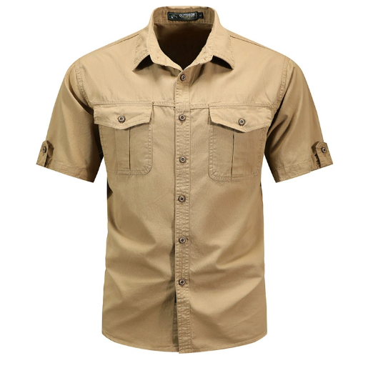 Men's - Durable Cargo Shirt - Lightweight Fabric - Ideal for Outdoor Adventures