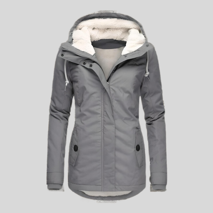 Women's - Extended Waterproof Winter Jacket - Insulated & Stylish Outerwear