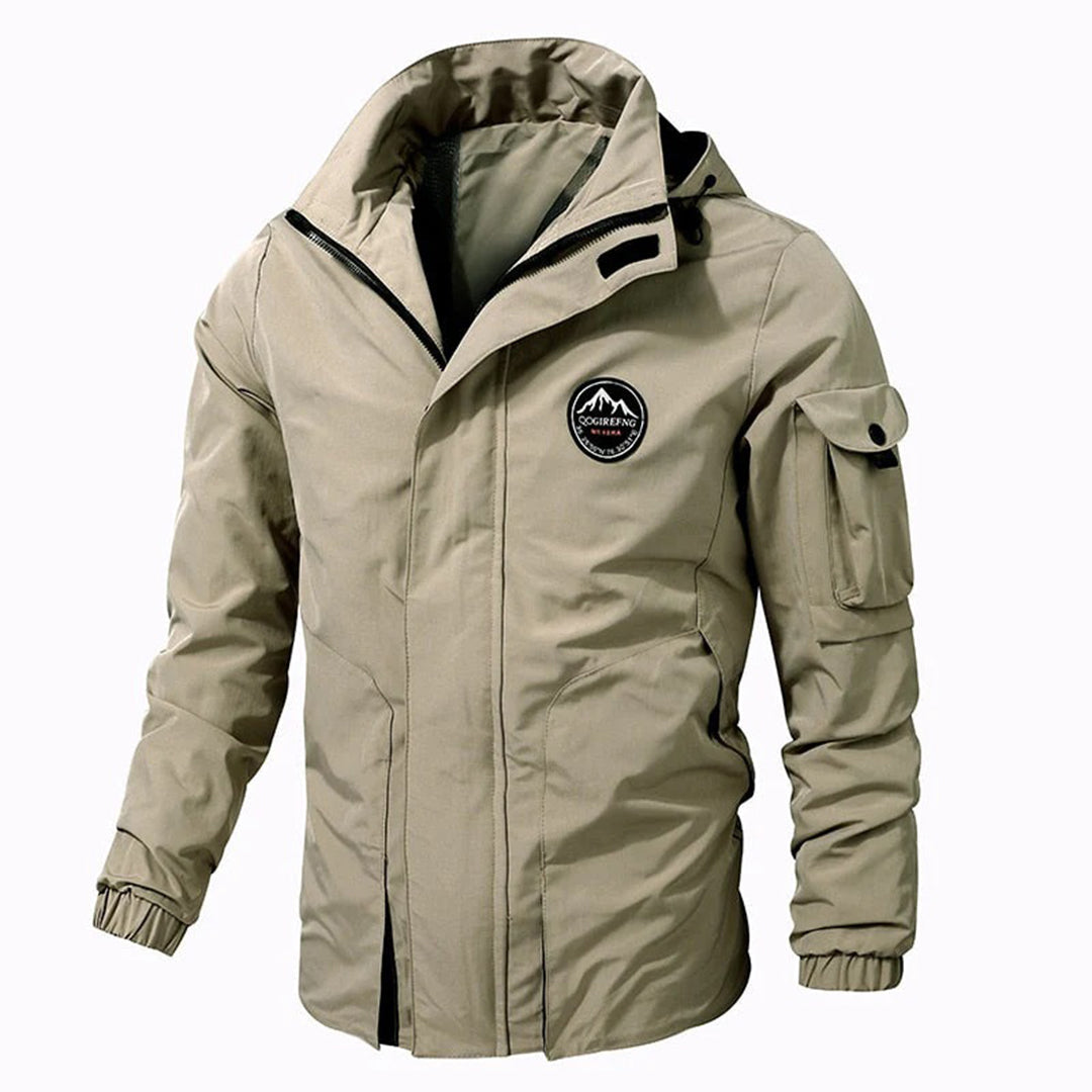 Men's - Windbreaker Jacket - Lightweight, Waterproof, Hooded - Tactical Jacket