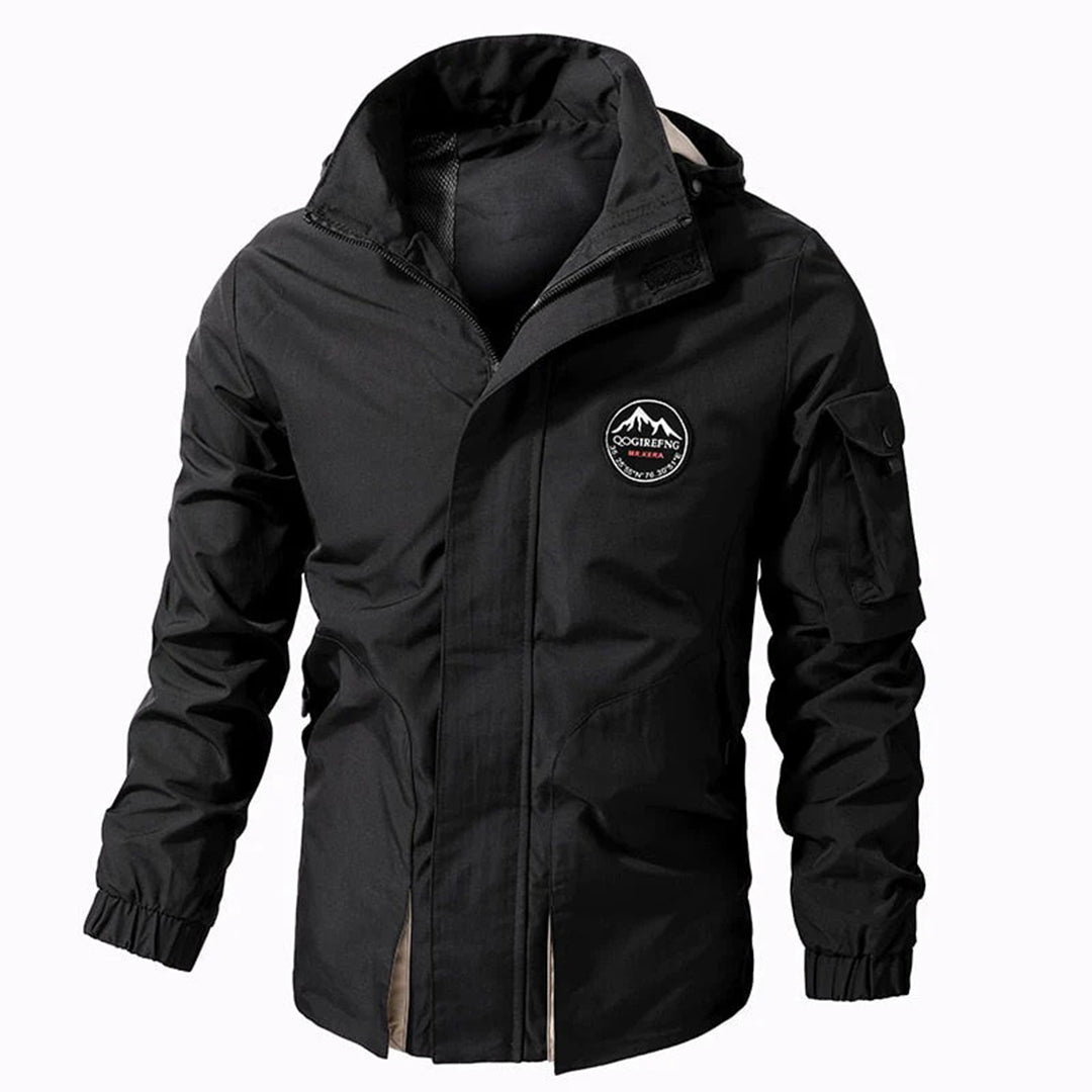 Men's - Windbreaker Jacket - Lightweight, Waterproof, Hooded - Tactical Jacket