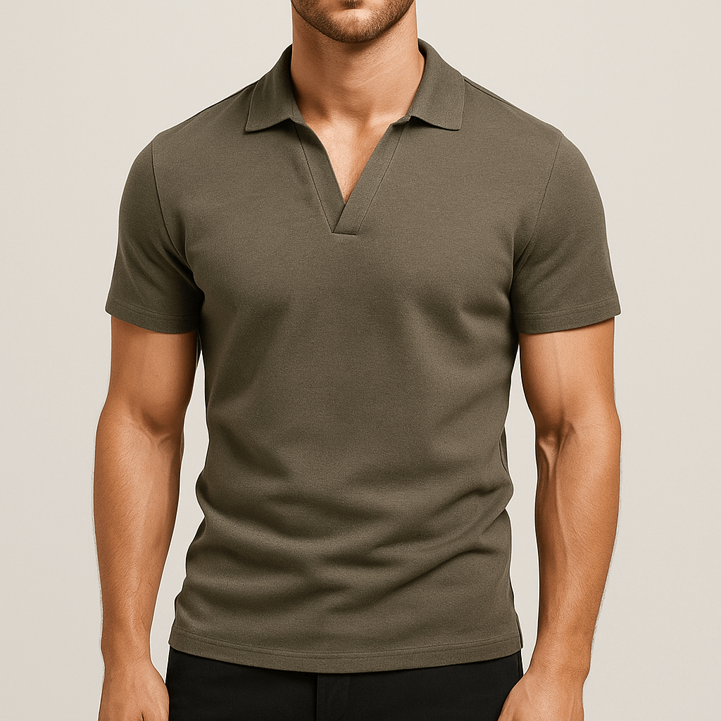 Men’s - Casual Polo Shirt - Stylish Design