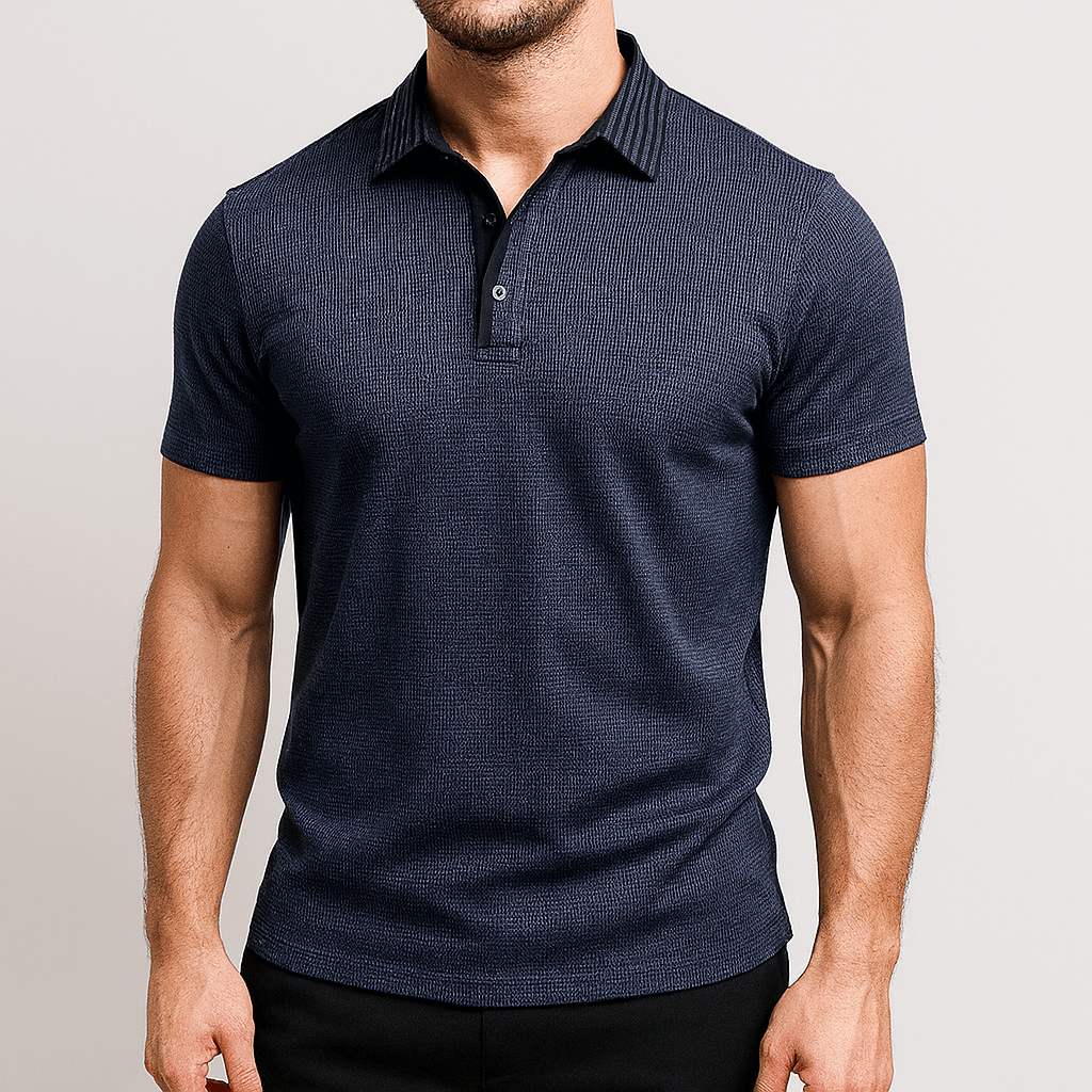 Men's - Stylish Casual Polo Shirt - Breathable Fabric