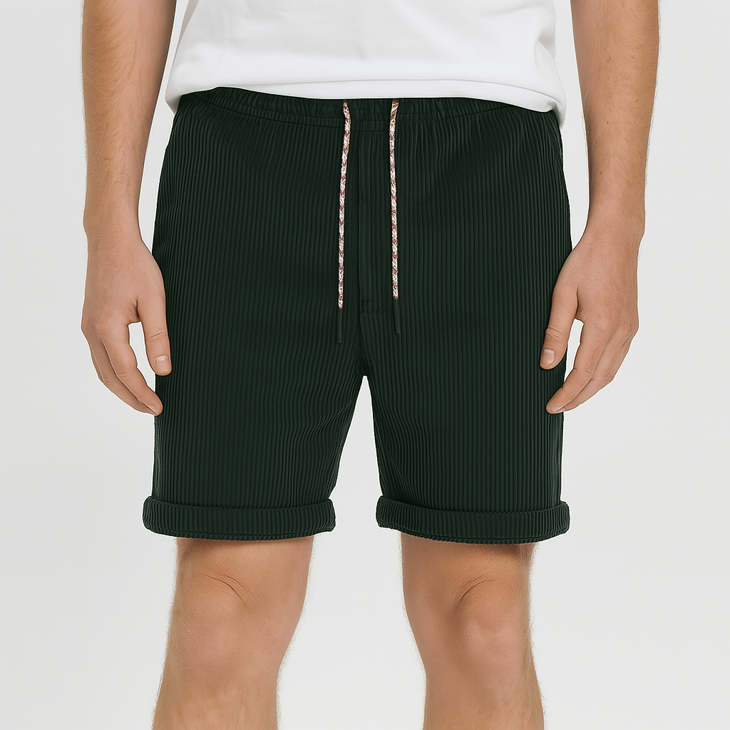 Men's - Summer Corduroy Shorts - Stylish & Comfortable Casual Wear