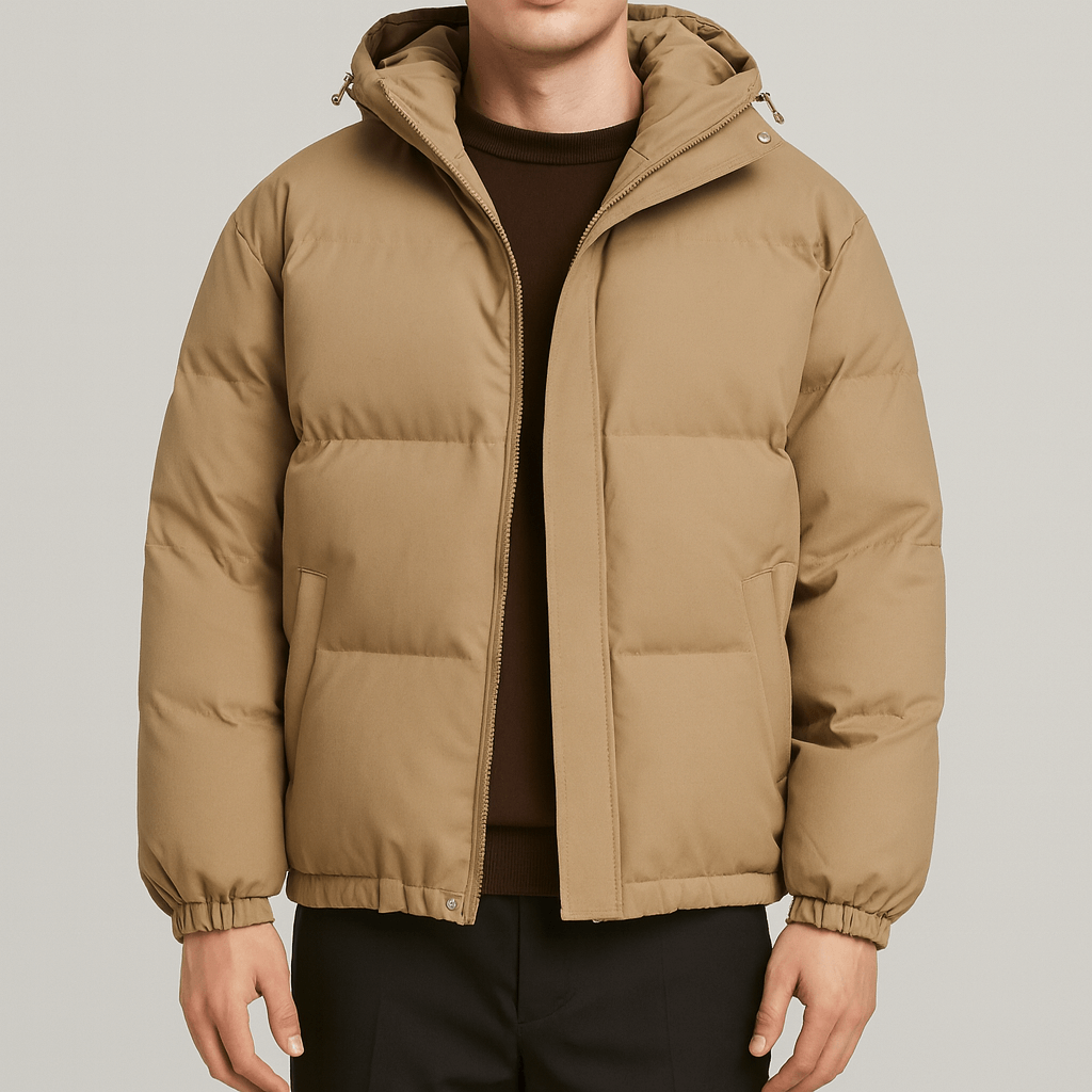 Men's - Winter Puffer Jacket - Warm & Stylish