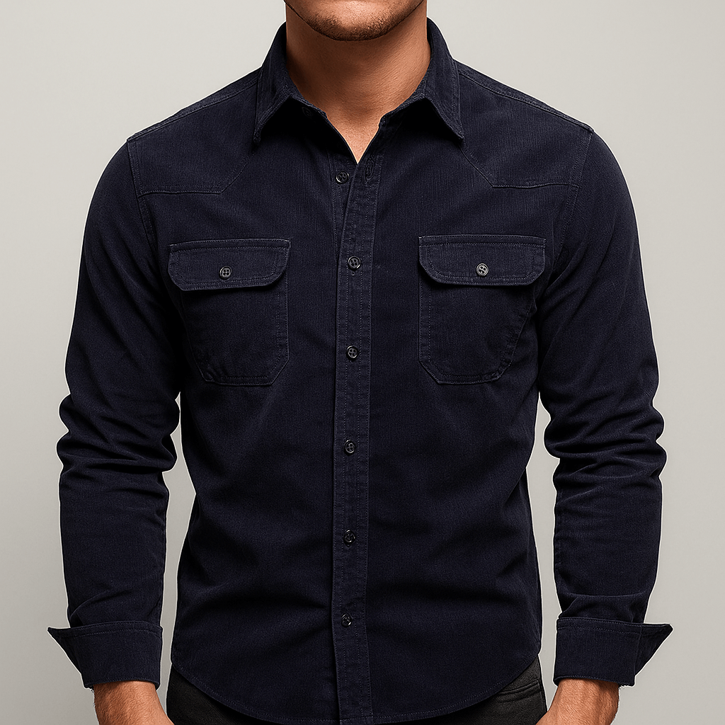 Men's - Classic Corduroy Shirt - Stylish & Comfortable - Timeless Wardrobe Essential