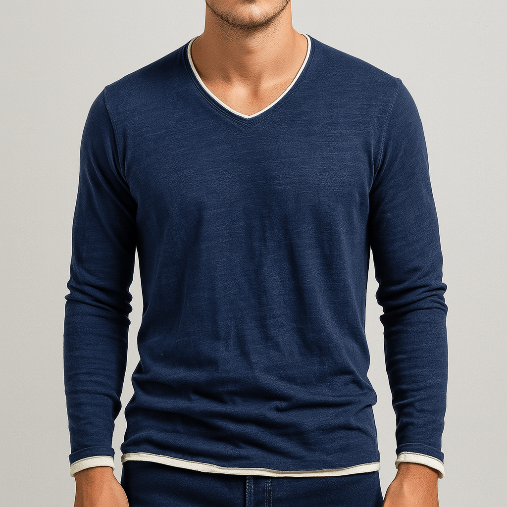 Men's - Long Sleeve T-Shirt - Cotton - Comfortable & Stylish
