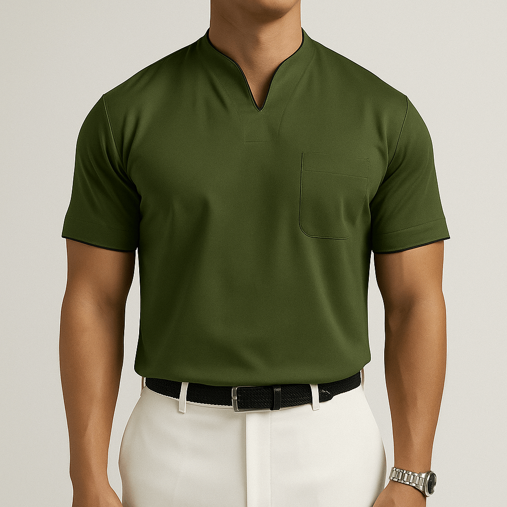 Men's - Modern Fit Short Sleeve Polo Shirt - Casual Style