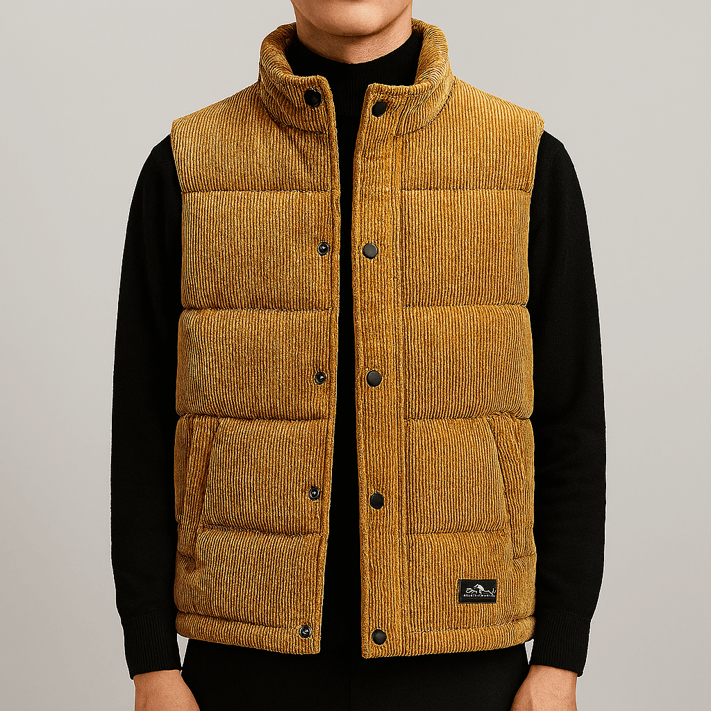 Men's - Stylish Waistcoat - Warm Fabric - Perfect for Formal Occasions