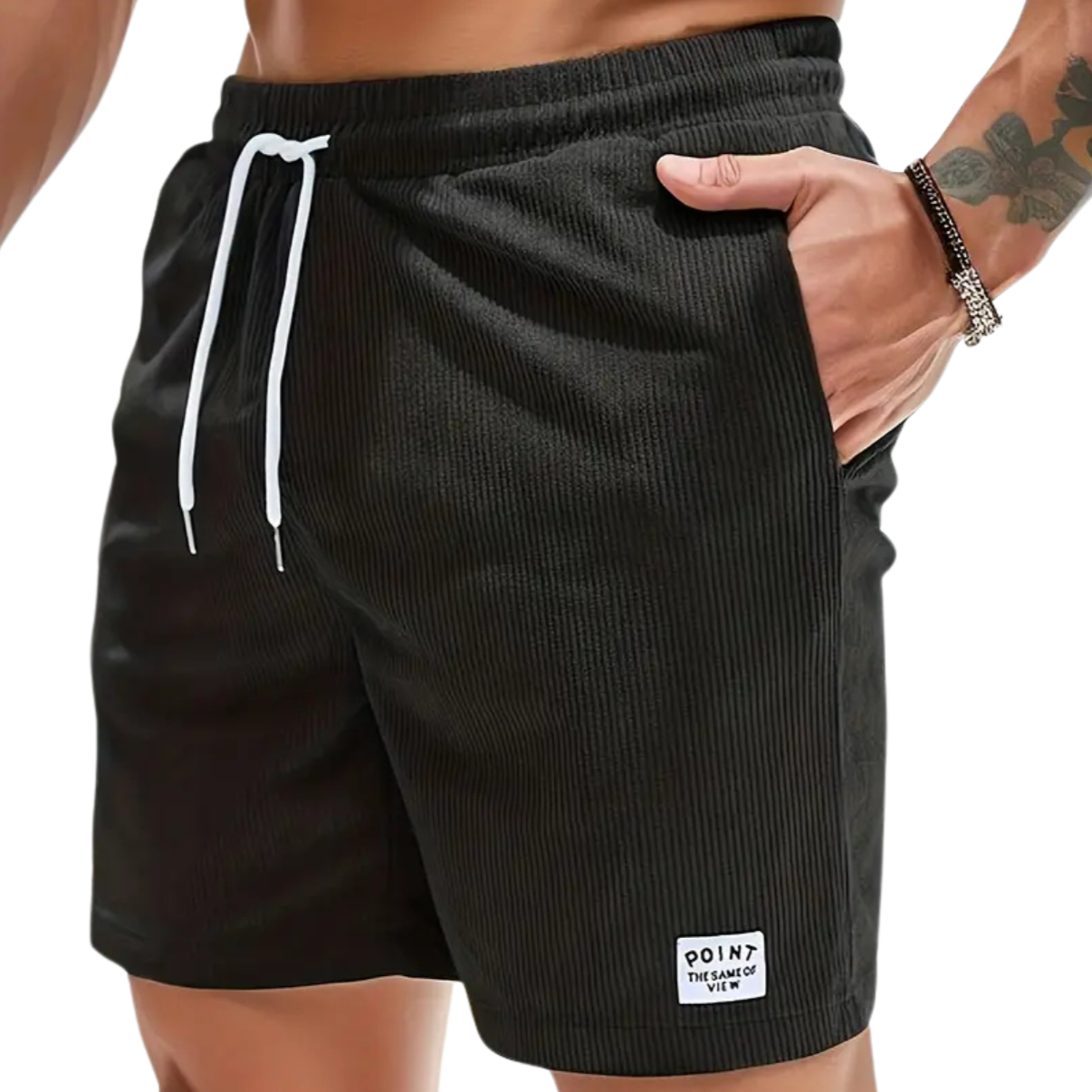 Men's - Swim Shorts - Polyester Blend with Pockets