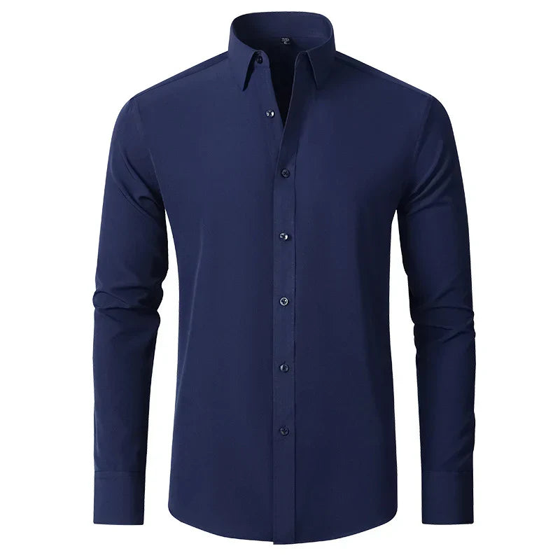 Men's - Wrinkle-Free Button-Down Shirt - Classic Fit