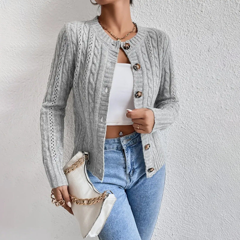 Women - Cardigan - Long Sleeve - Trendy Layer