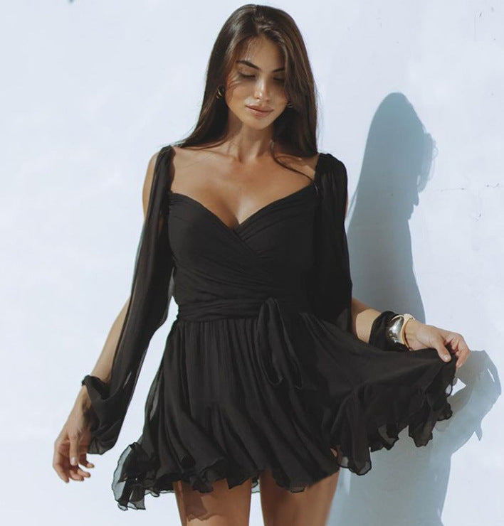 Women's - Flattering Sundress - Comfortable Fabric - Stylish Summer Dress - Perfect for Outings and Events