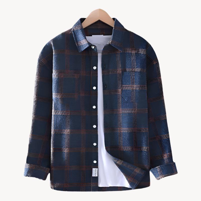 Men's - Casual Linen Shirt - Lightweight and Breathable