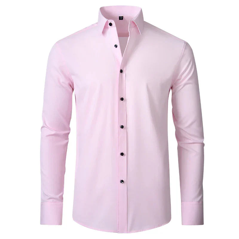 Men's - Wrinkle-Free Button-Down Shirt - Classic Fit