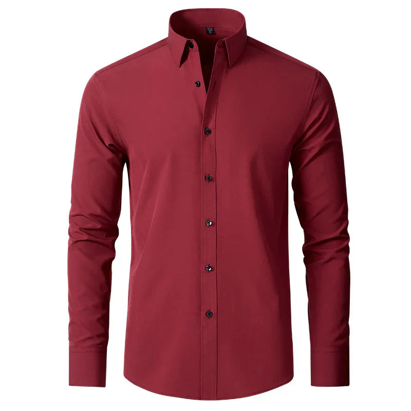 Men's - Wrinkle-Free Button-Down Shirt - Classic Fit
