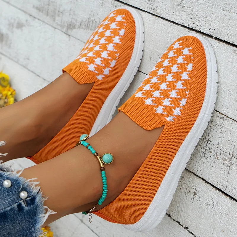 Women's - Lightweight Slip-On Shoes - Comfortable & Breathable Design for Everyday Wear - Ideal for Casual Outings