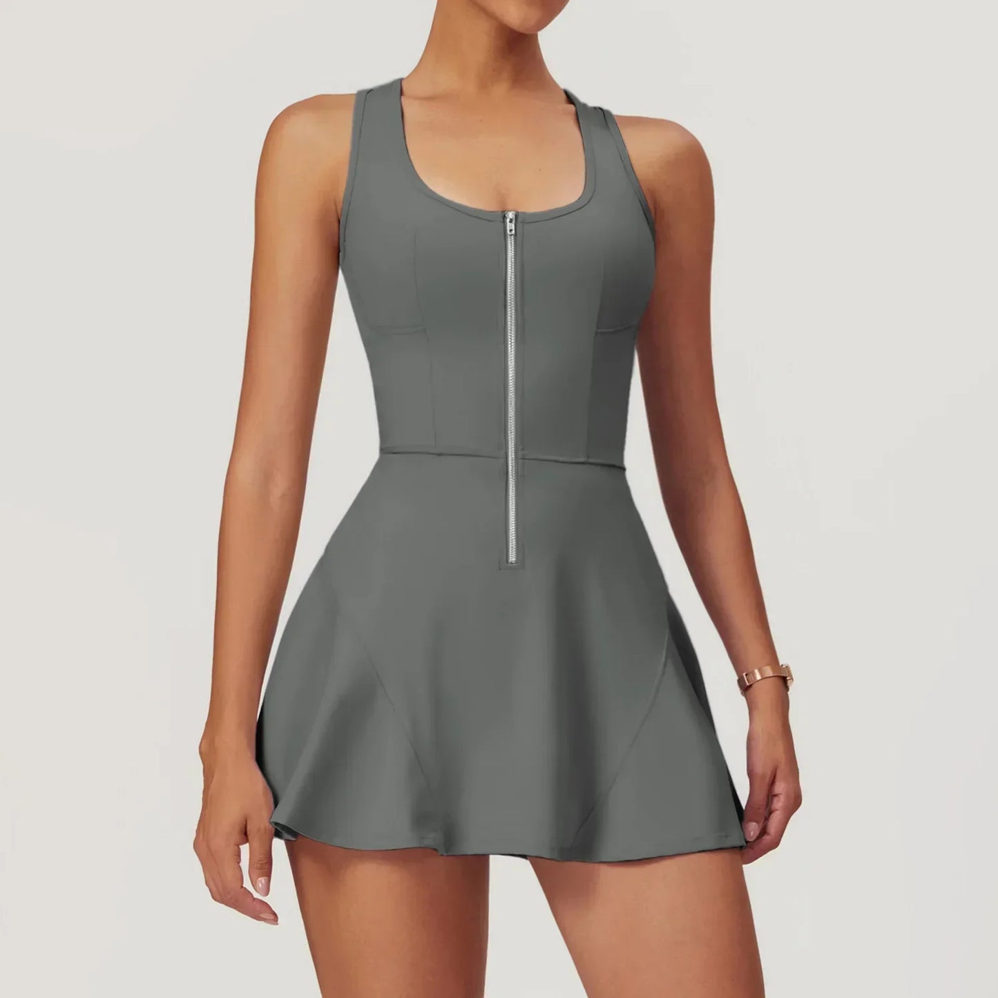 Women's - Elegant Activewear Dress - Lightweight, Stylish Design - Perfect for Fitness and Everyday Wear