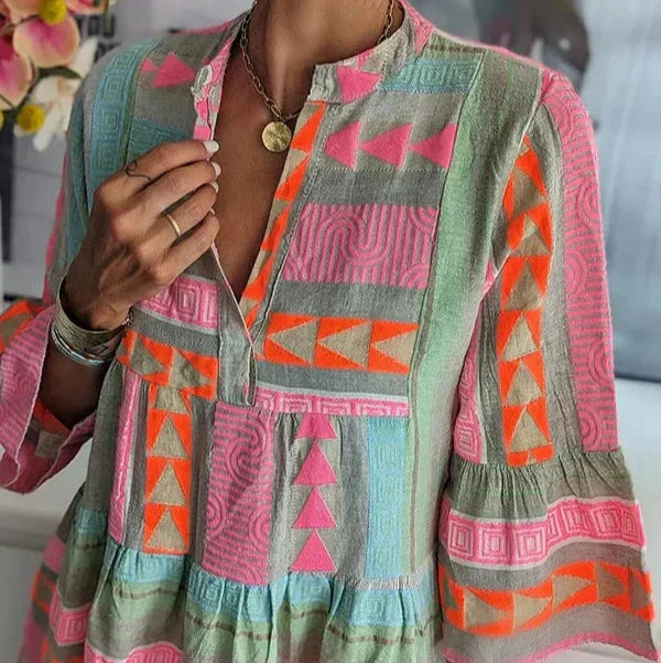 Women's - Summer Dress - Breathable Cotton Hemp